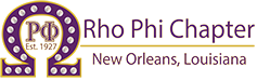 Rho Phi Chapter Logo